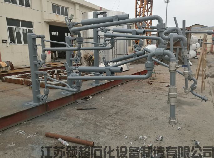 內(nèi)蒙古烏海客戶定制采購(gòu)的一批AL2543型汽車(chē)底部裝卸鶴管已通過(guò)物流發(fā)往使用現(xiàn)場(chǎng)(1)